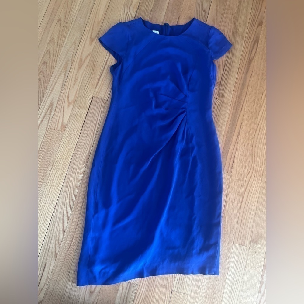 Vintage Armani Collezioni royal blue midi dress‎